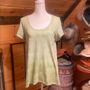 Purejill Watercolor Elliptical green Short Sleeve T-Shirt